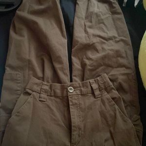 URBAN OUTFITTERS BROWN CARGO PANTS